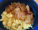 お弁当用☆スイートチリ海老＆炒り玉子丼作り方15写真