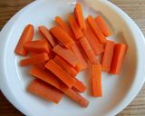 野菜のヴィーガンバターしょう油炒め作り方1写真