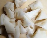 蓮と肉だんごのスープ作り方1写真