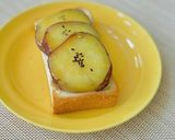 焼き芋とクリチトースト＊メープル風味作り方4写真