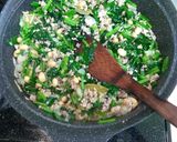 大豆入り◎挽き肉とホウレン草のグラタン作り方3写真
