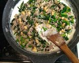 大豆入り◎挽き肉とホウレン草のグラタン作り方5写真