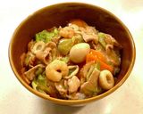 キャベツで中華丼作り方4写真