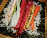 本鮪とサーモンの太巻❨(@≧↺≦@)❩ノ作り方4写真