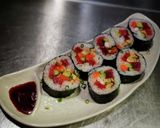 本鮪とサーモンの太巻❨(@≧↺≦@)❩ノ作り方5写真