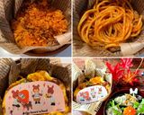 霜月4 オムライス 女子高生 秋弁当作り方1写真