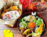霜月4 オムライス 女子高生 秋弁当作り方7写真