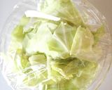簡単な一品【キャベツの塩昆布茶和え】作り方2写真