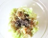 簡単な一品【キャベツの塩昆布茶和え】作り方4写真