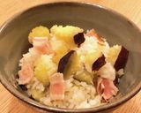 さつまいもの炊き込みごはん作り方7写真
