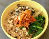 腸内環境を整える！豚肉そぼろあんの三色丼作り方6写真