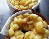 パエリア鍋で焼くタルトタタン作り方25写真