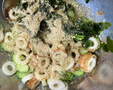 きゅうりとちくわとわかめの酢醤油和え作り方3写真