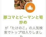 豚コマとピーマンと筍炒め作り方10写真