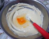 きしめんチップス入りベイクドチーズケーキ作り方4写真