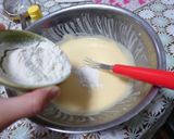 きしめんチップス入りベイクドチーズケーキ作り方5写真