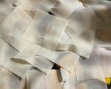 ワンタンの皮消費☆ホットプレート野菜ピザ作り方4写真