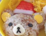 クリスマス　リラックマ　弁当作り方1写真