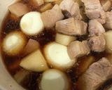 まるごと大根豚バラ角煮（煮玉子入り）作り方5写真