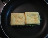簡単✿お手軽♫油揚げのしそチーズサンド作り方3写真
