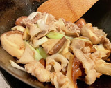 豚肉と椎茸の醤油炒め作り方2写真