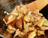 豚肉と椎茸の醤油炒め作り方3写真