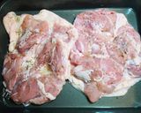 簡単☆蒸し鶏とブロッコリーのマリネ作り方1写真