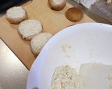 オートミールで椎茸の肉詰めやハンバーグ作り方2写真