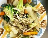 ピリ辛味噌炒め味豚こま大根青椒肉絲風作り方17写真