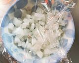 全てレンジすりおろさないみぞれ味湯豆腐作り方1写真