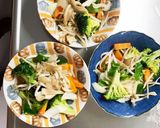 レンジもやしブロッコリー佃煮味野菜炒め作り方10写真