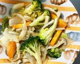 レンジもやしブロッコリー佃煮味野菜炒め作り方12写真