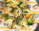 レンジもやしブロッコリー佃煮味野菜炒め作り方13写真