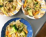 レンジもやしブロッコリー佃煮味野菜炒め作り方14写真