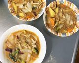 根菜しゃぶしゃぶごまだれ炒味温野菜サラダ作り方17写真