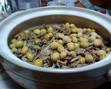 ぎんなんと豚バラ！！！土鍋ご飯作り方7写真