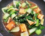 【低糖質】厚揚げと青梗菜のとろみあん作り方5写真