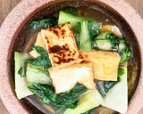 【低糖質】厚揚げと青梗菜のとろみあん作り方6写真