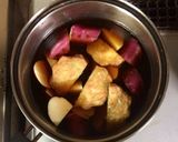 超簡単☆ＷさつまにＷいもの甘辛煮物♪♪♪作り方4写真