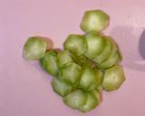 簡単おつまみ♡ブロッコリーの茎でザーサイ作り方2写真