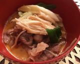 麺つゆのみ!お一人様早ウマ簡単すき焼き♪作り方5写真