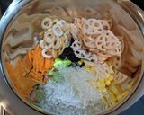 レンコンとひじきのごまドレサラダ作り方6写真