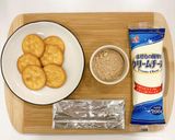 材料4つ！クリームチーズビスケットサンド作り方1写真