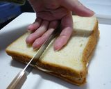 ベーコンエッグトーストサンド☆作り方7写真