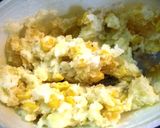 HM＆豆腐のみで簡単パン@ポテトコーン作り方6写真
