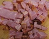 焼豚たっぷりオイスター味の炊き込みご飯作り方1写真