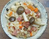 焼豚たっぷりオイスター味の炊き込みご飯作り方5写真