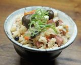 焼豚たっぷりオイスター味の炊き込みご飯作り方6写真