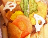 時短！揚げ野菜入りトマトクリームペンネ　作り方6写真