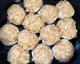 しめじと鶏挽肉で☆トマト煮込ハンバーグ作り方6写真